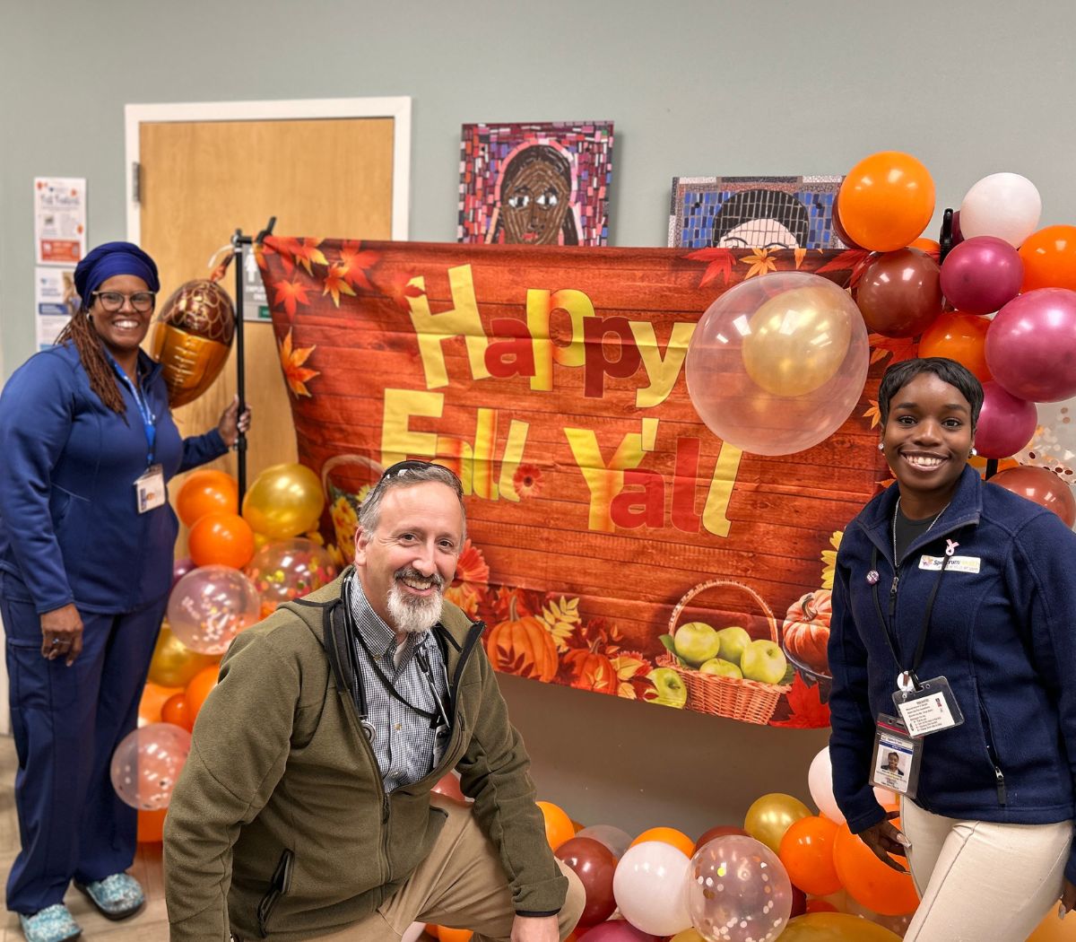 Guests enjoy the Community Fall Fest