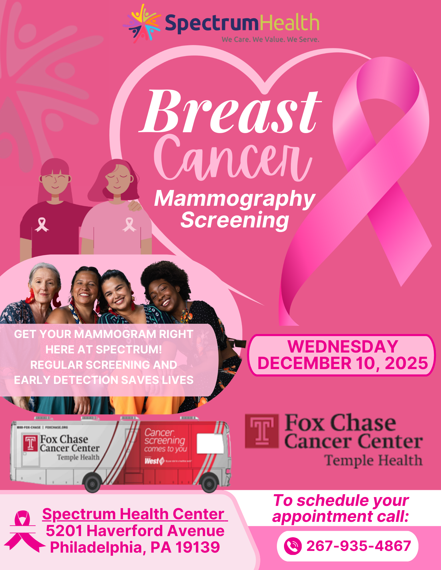 Mobile Mammography Breast Cancer Screening