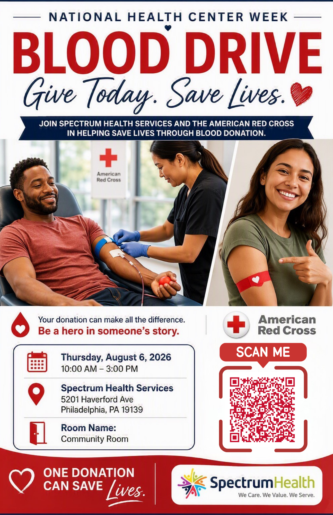 Spectrum Blood Drive – National Health Center Week