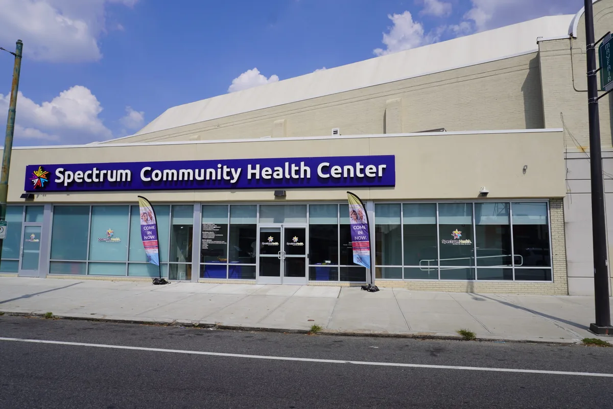 Front of the Cottman Avenue Health Center building
